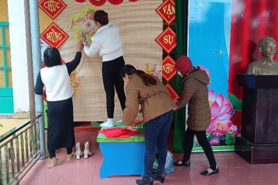 HỌC SINH TRƯỜNG TIỂU HỌC XÃ NGHĨA LỢI THAM GIA HOẠT ĐỘNG TRẢI NGHIỆM “NGÀY TẾT QUÊ EM”