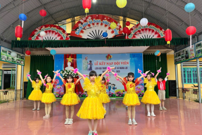 KẾT NẠP ĐỘI – NIỀM TỰ HÀO CỦA ĐỘI VIÊN