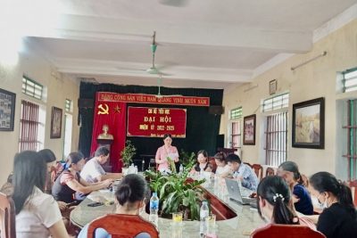 ĐẠI HỘI CHI BỘ – TRƯỜNG TH NGHĨA LỢI- NHIỆM KI 2022-2025