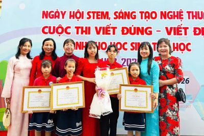 TRƯỜNG TIỂU HỌC NGHĨA LỢI TỎA SÁNG TẠI CUỘC THI  “VIẾT ĐÚNG, VIẾT ĐẸP” CẤP TỈNH NINH BÌNH NĂM HỌC 2025–2026